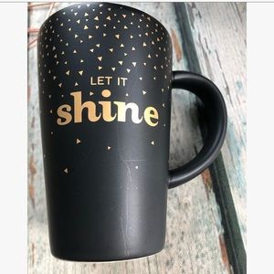 Davids tea perfect mug let shine gold black matte